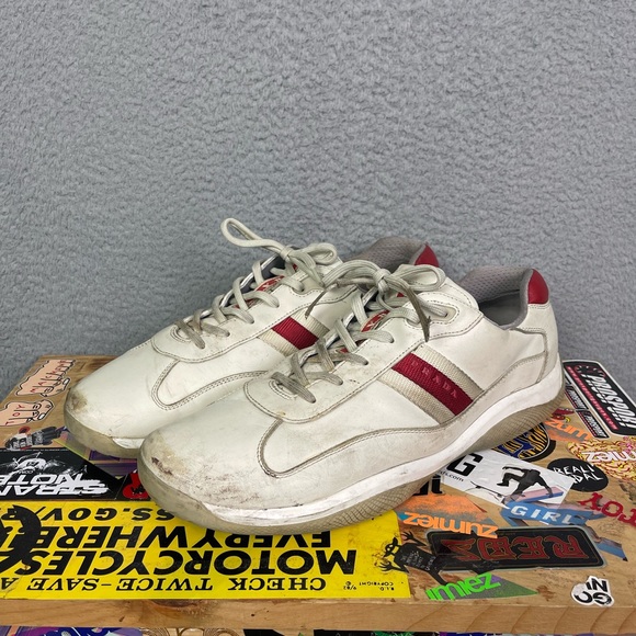 Prada Eagle Low Top Sneakers - Picture 1 of 7
